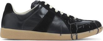 Maison Margiela Replica Sneakers - Heren - Sneakers - Zwart - 41 EU - Leer - Schoenen