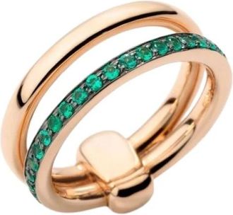 POMELLATO Iconische Ring - Dames - Ringen - Groen - 56 MM - Accessoires