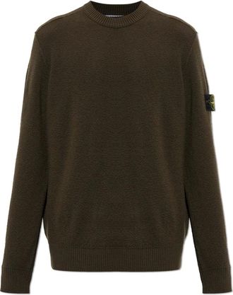 Stone Island Heren, Truien, Bruin, Maat: M Wol