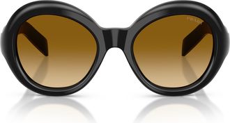 Prada 0pr D08su Oversized Rounded Sunglasses