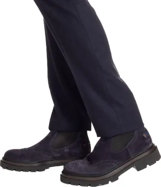 Santoni Superlight Suede Ankle Boots
