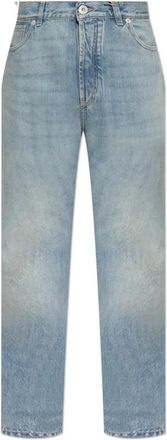 Alexander McQueen Straight Leg Jeans - Heren - Regular Fit Jeans - Blauw - M - Katoen - Jeans
