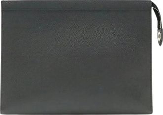 Louis Vuitton Pre-owned Clutches, male, Black, Size: ONE SIZE Pre-owned Leather clutches
