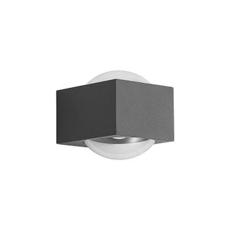 Lucande Lucande L&aacute;mpara De Pared Led Exterior almos En Negro Aluminio
