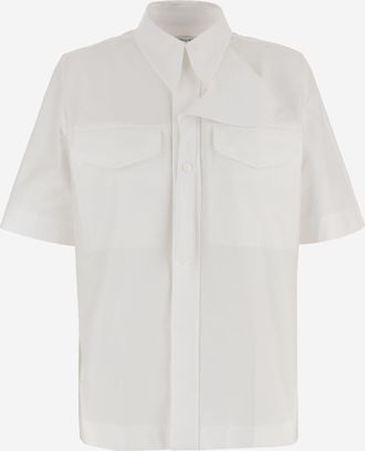Bottega Veneta Womens Cotton Shirt White