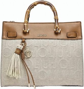 Liu Jo Jute Handle Medium Handbag