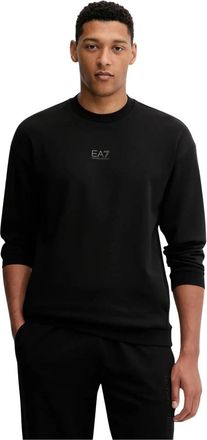 Emporio Armani Sweatshirt - Heren - Sweatshirts - Zwart - S - Katoen - Hoodies & sweatvesten