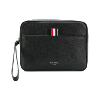Thom Browne Bags, male, Black, Size: ONE SIZE Bum Bag
