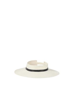 Brunello Cucinelli Hemp visor in White at Nordstrom, Size Small