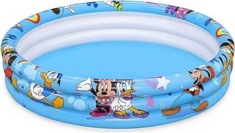 Trade Shop Trade Shop - Piscina Gonfiabile 3 Anelli 122 X 25 Cm Topolino Mickey Mouse Per Bambini 91007
