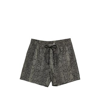 Carhartt Work in Progress Snake-print Drawstring Swim Shorts