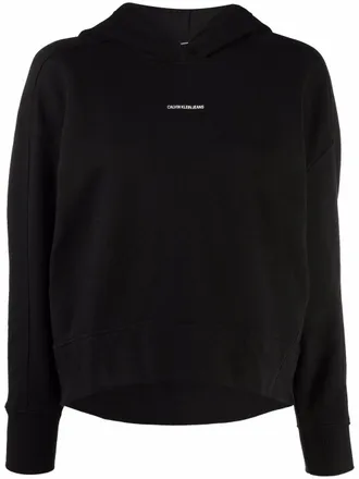 Calvin Klein Hoodie met logoprint - Zwart