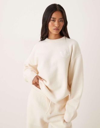 adidas Originals Maglione color crema-Bianco