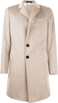 Loro Piana Heren, Mantels, Beige, Maat: M Leer