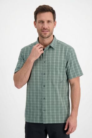 Jack Wolfskin Funktionshemd JACK WOLFSKIN MESETA SHIRT M, Herren, Gr. XL (54/56), N-Gr, check sago p, Single Jersey, Obermaterial: 100% Polyester, Hemden Funktionsh