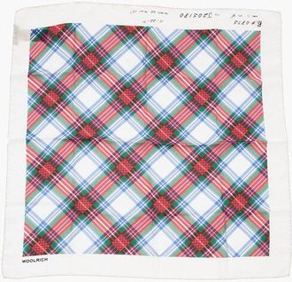 Woolrich Pure Silk Plaid Scarf size One Size