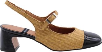&Aacute;ngel Alarc&oacute;n Slingback Mary Jane Buikdans Schoenen - Dames - Pumps - Bruin - 36 EU - Schoenen