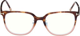 Tom Ford FT5778-D-B055 Blue Light Block Lens Eyeglasses - Brown