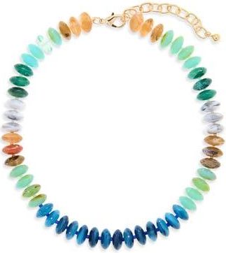 Natasha Beaded Necklace in Blue Combo at Nordstrom Rack