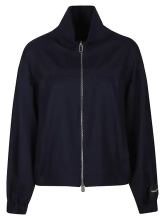 Pinko Barbaforte Cropped Boxy Bomber Jacket