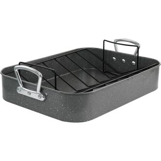 Gibson Greystone 2 Piece Carbon Steel 16.25in. Turkey Roaster Set at Nordstrom