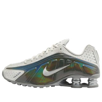Nike (WMNS) Nike Shox R4 Summit White Hydrangea Metallic Silver IB7703-100