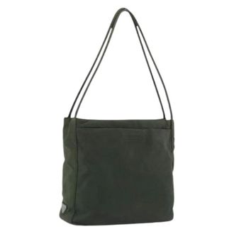 Prada Pre-owned Vintage Tote Bag - Dames - Pre-owned - Groen - Maat: ONE Size Nylon