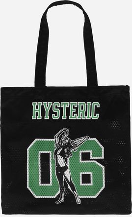 Hysteric Glamour Number 6 Mesh Tote Bag Black