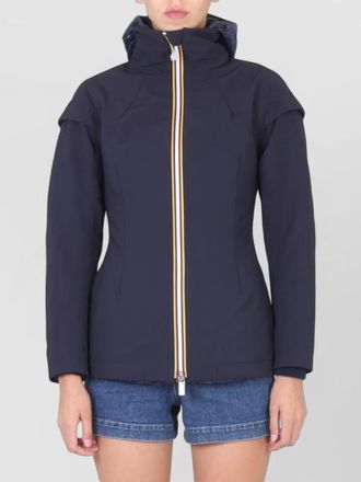 K-Way zippered windbreaker jacket