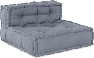 vidaXL Cuscino Grigio 70 x 70 x 54 cm Poliestere - Vidaxl