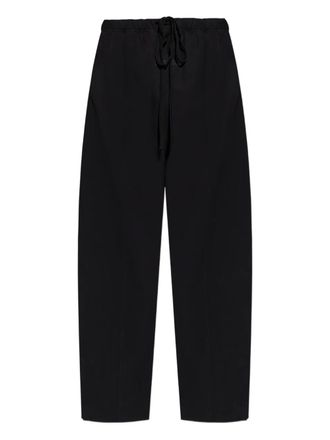 Fear of God drawstring cotton trousers - men - Cotton - L - Black