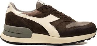 Diadora Low-Top Sneakers - Heren - Sneakers - Bruin - 43 EU - Leer - Schoenen