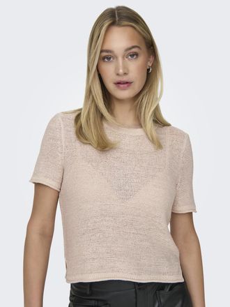 Only Kurzarmpullover »ONLSUNNY S/S PULLOVER NOOS KNT« mit Strukturmuster