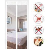 OEM Mosquitera Para Ventana, Mosquitera Magn&eacute;tica Para Puerta De 140x220cm, Mosquitera De Fibra De Vidrio Para Puerta, Cortinas Antimoscas Para Puertas, C