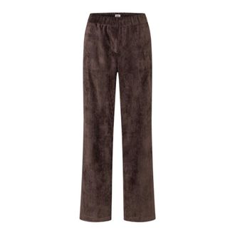 M.A.C Wijde broek - Dames - Broeken - Bruin - Maat: M