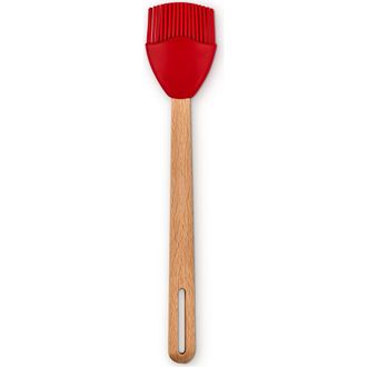 LE CREUSET Signature Silicone & Wood Basting Brush in Cerise at Nordstrom