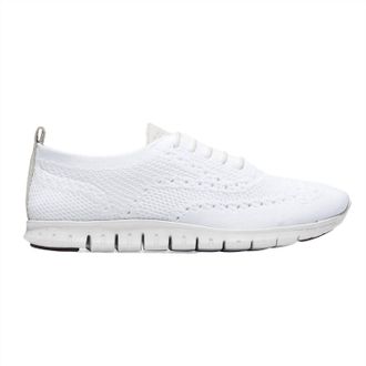 Cole Haan Womens Zero Grand Stitchlite Shoes In Optic White