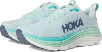 Hoka One One Gaviota 5 Womens Shoes Snow Melt/Cielo Blue : 10.5 B - Medium, Textile