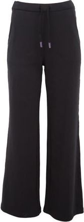 Lords of Harlech Paige Wide Leg Brushed Knit Pant Serious Floral in Black at Nordstrom, Size Xx-Large