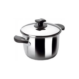 Lacor Olla Alta 28cm Con Tapa Fondo Difusor Inox Ladycor Lacor