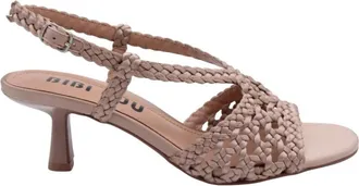 Bibi Lou Capitola High Heel Sandal - Dames - Sandalen met hakken - Beige - 40 EU - Schoenen