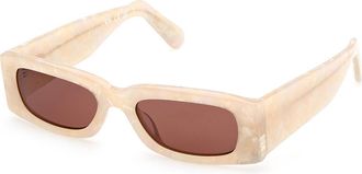 GCDS GD0020 25S Mens Sunglasses White Size 52