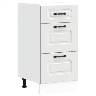 vidaXL Vidaxl - Kitchen Base Cabinet Kalmar White Engineered Wood