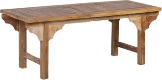 Moycor Mesa de centro de teca natural anch. 130 cm