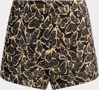 Alice & Olivia Hera High-Rise Shorts