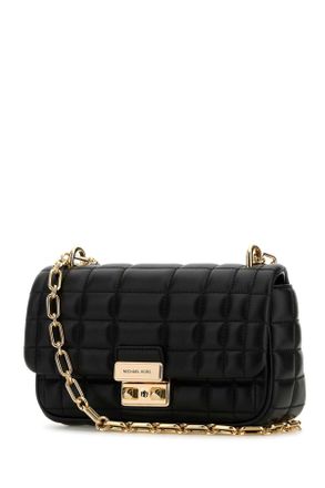Michael Kors Womens Black Leather Small Tribeca Shoulder Bag Borse A Tracolla