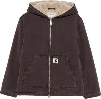 Carhartt Work in Progress Mitch zipped hooded jacket - Brown