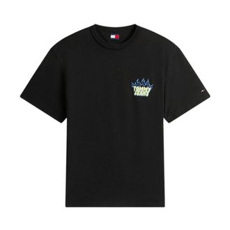 Tommy Hilfiger T-Shirts, male, Black, Size: XL T-Shirts
