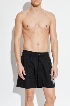 Amiri Swim Shorts With Logo, Mens, Black