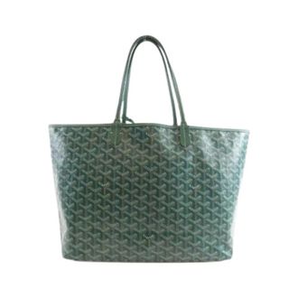 Goyard Vintage, unisex, Groen, ONE Size, Pre-owned Saint Louis Coated Canvas Tote Bag